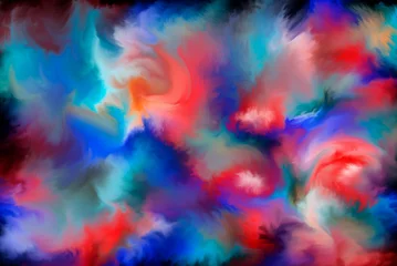 Keuken foto achterwand Mix van kleuren Abstract clouds. Modern futuristic pattern. Multicolor dynamic background. Colored fluid explosion. abstract clouds design for poster