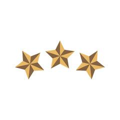 Obraz premium Gold Curve Star Rating 54