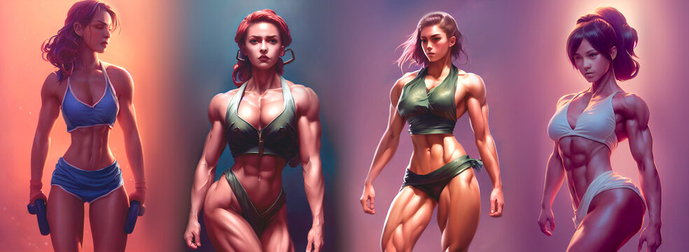 Bodybuilder girls