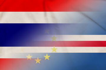 Thailand and Cape Verde official flag transborder relations CPV THA