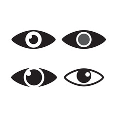 eye vector icon.