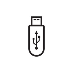 USB data transfer logo.