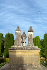 Fototapeta na wymiar Garden of the Alcazar of the Christian Monarchs in Cordoba, Spain