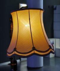 Alter Lampenschirm einer Stehlampe