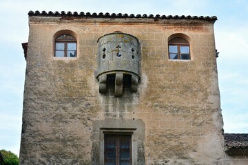 Algunos edificios medievales en Cáceres, España