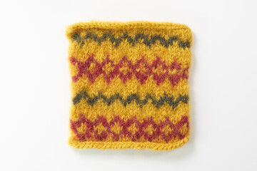 編み物イメージ　コースター