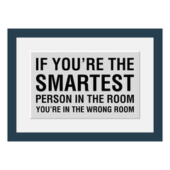 Frame icon, Quote of the day, Motivational quotes design illustration.