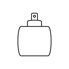 Perfume icon on white.