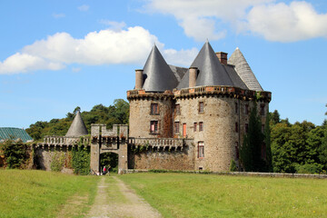 Fototapeta na wymiar Château de Broualan