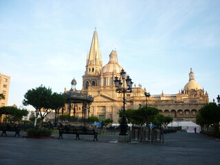 Fototapeta na wymiar Catedral de Guadalajara, cathedral of st peter and paul
