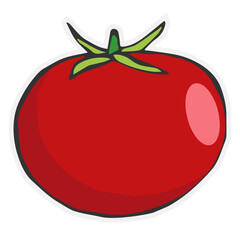fresh tomato vegetable sticker