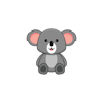 recommend clip art: Cute koala isolated vector graphics
