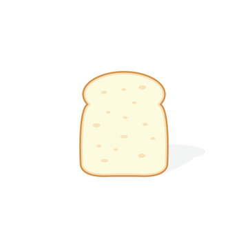 recommend clip art: White bread isolated vector graphics