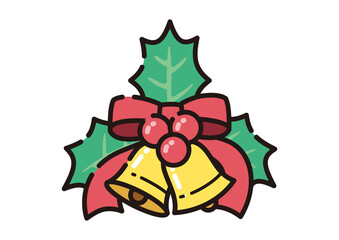 クリスマスベルのイラスト／PNG