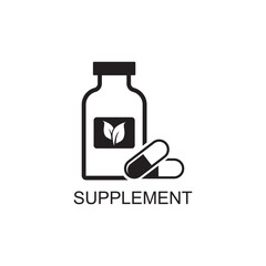 supplement icon , vitamin icon vector