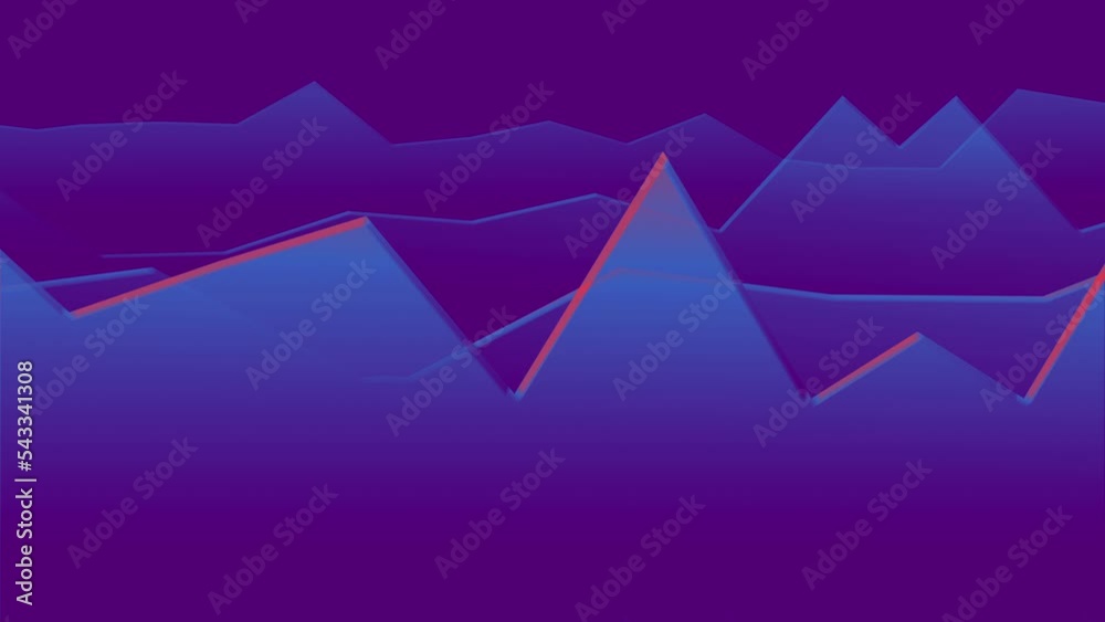 Poster abstract background. blue wave digital colourful loop . 3d rendering pattern with blinds effect . ab