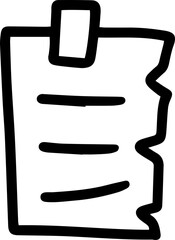 sticky note empty paper memo message