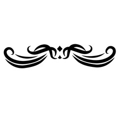 vintage calligraphic flourishes