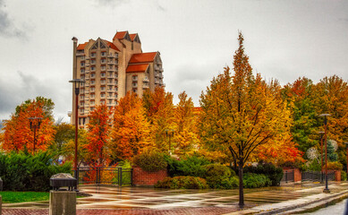 Coeur d'Alene Idaho Fall - the resort hotel 