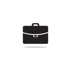 Luggage icon, vector illustration. Flat design style.