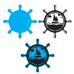 Ship Steering Wheel for Door Sign, Decal, or Sublimation