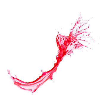 red wine splash isolated transparent background png Stock Photo | Adobe  Stock