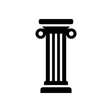 pillar icon design vector template