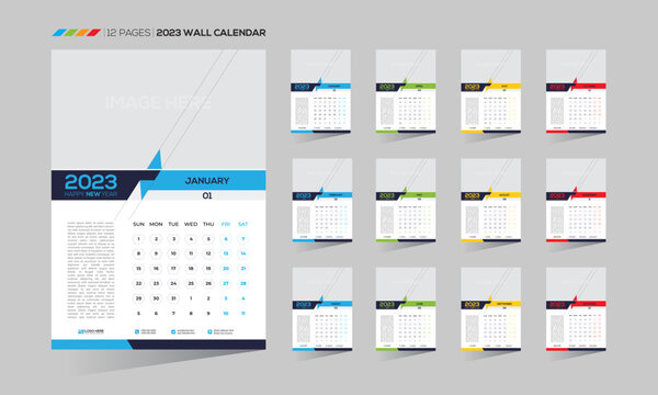 Corporate calendar design templates : 53 209 images, photos de stock,  objets 3D et images vectorielles