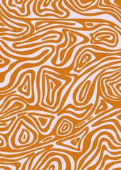 Abstract Swirl Modern Groovy Background 