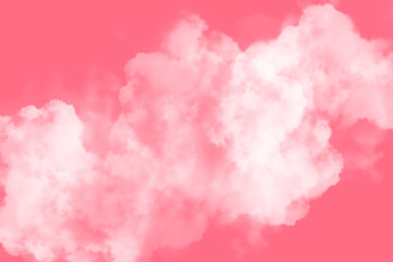 Sky and White Cloud Background
