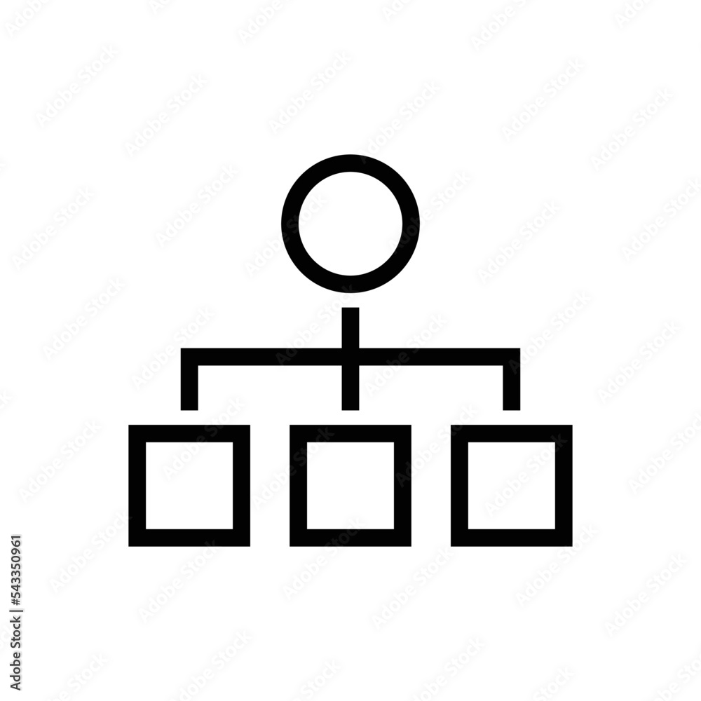 Poster Hierarchy vector icon symbol design