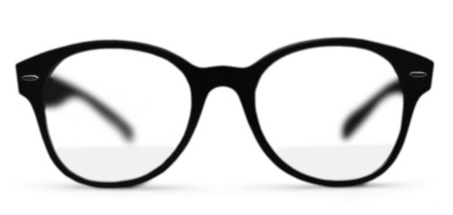 Eyeglasses in black frame