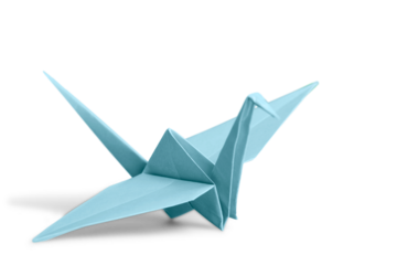 Beautiful colored paper toy dinosaur