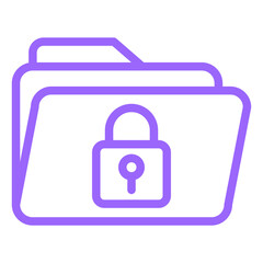 Folder Locked Icon Style