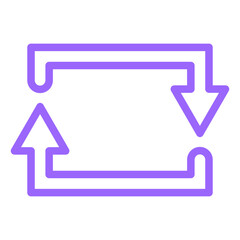 Rectangular Arrow Icon Style