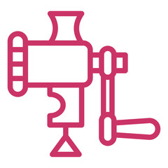 Meat Grinder Icon Style