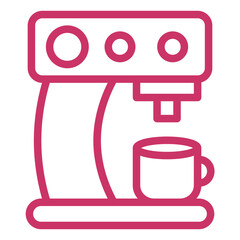 Coffee Machine Icon Style