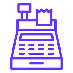 Cash Register Icon Style