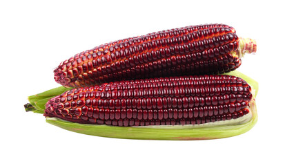 Purple corn isolated on transparent png