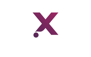 X letter logo abstract for identity company. Alphabet template vector illustration for your brand.