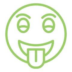 Tongue Out Icon Style