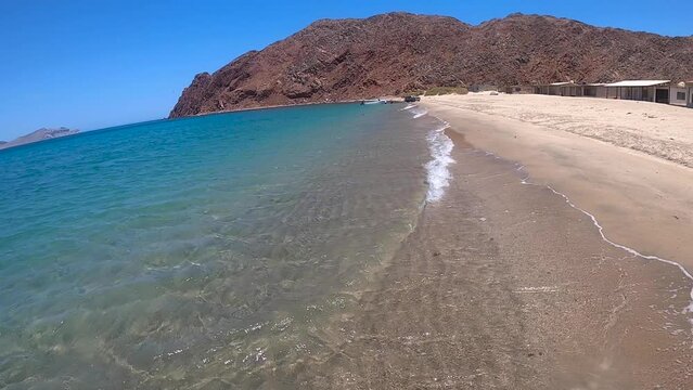 punta bufeo beach on a nice sunny morning