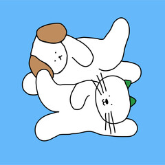 have a sweet day, dog and cat lovely