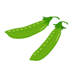 さやえんどうのイラスト