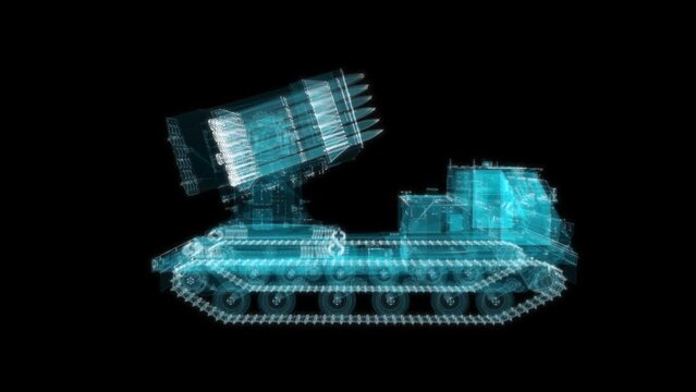 Military track missle system
