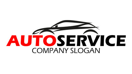 Auto service logo. Plik wektorowy. © Rzoog