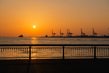 夕方のダイヤモンドポイント