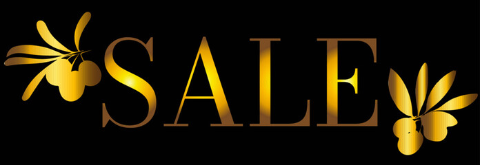1024 PX HEADER with sale golden letters and olives