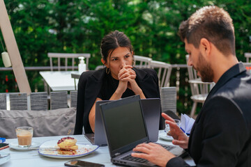 Charming business partners