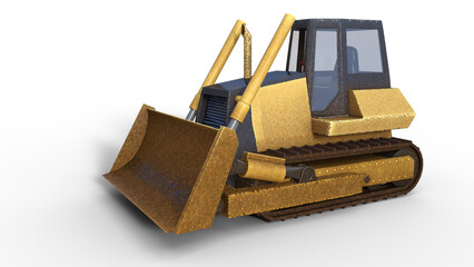 bulldozer © LP-Art by Lutz Peter